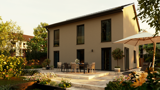 Individuell geplantes Massivhaus wie das Flair 152 Individual Ein individuell geplantes Traumhaus vom Typ Flair 152 Individual als Beispiel für flexible Hausplanung mit Town and Country Haus