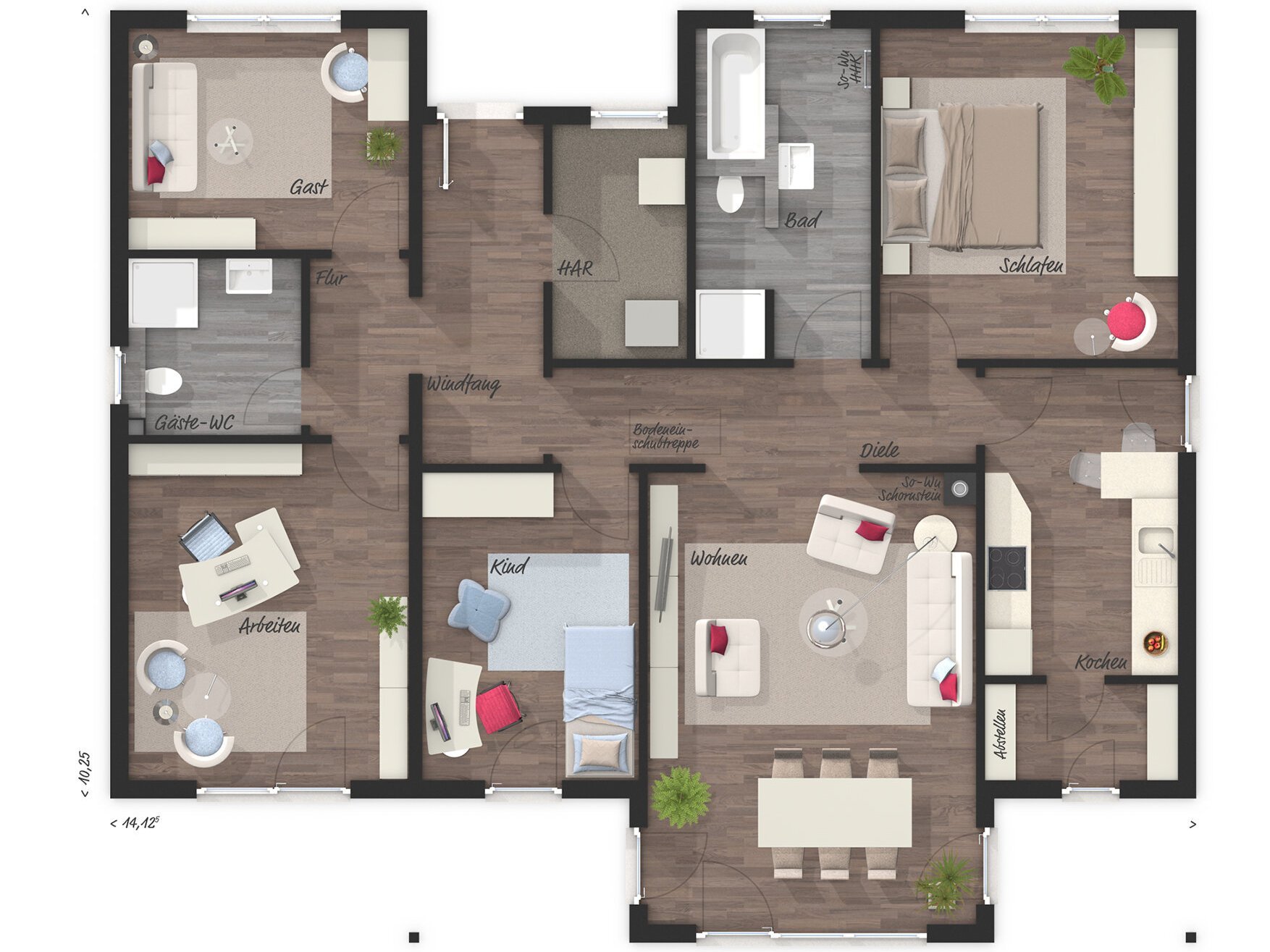 Bungalow-128-Erdgeschoss-Elegance